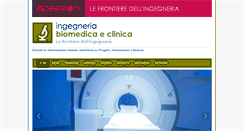 Desktop Screenshot of ingegneriabiomedica.net